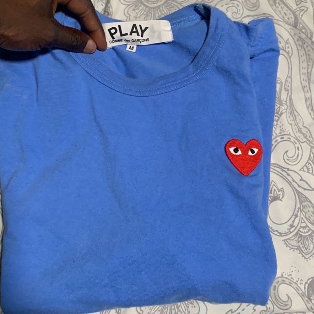 Blue Comme Des Garçons PLAY  Shirt